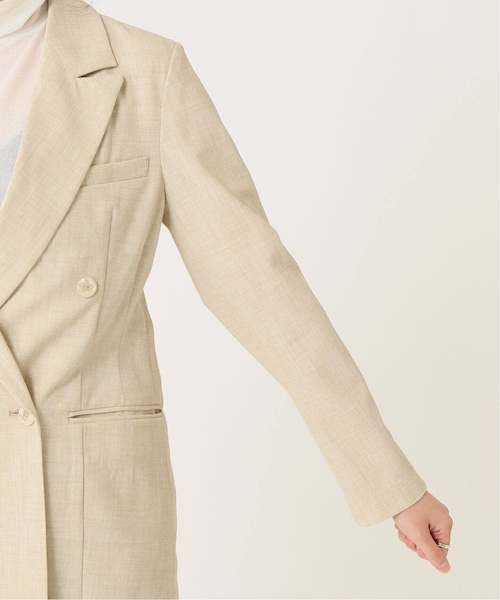 Charles Chaton(シャルルシャトン)の「classic double jacket(ジャケット/アウター・ナチュラル/34/在庫あり/36/在庫なし)」の10枚目の写真