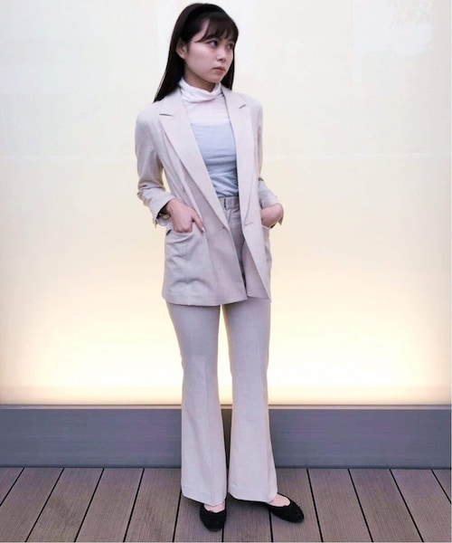 Charles Chaton(シャルルシャトン)の「classic double jacket(ジャケット/アウター・ナチュラル/34/在庫あり/36/在庫なし)」の5枚目の写真