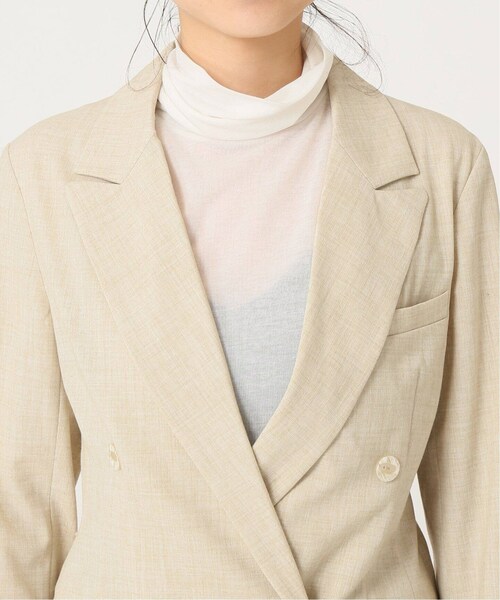 Charles Chaton(シャルルシャトン)の「classic double jacket(ジャケット/アウター・ナチュラル/34/在庫あり/36/在庫なし)」の12枚目の写真