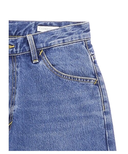 E hyphen world gallery（イーハイフンワールドギャラリー）の「【先行予約】Lee バギーワイドパンツ（パンツ・オフホワイト/インディゴ・F）」の10枚目の写真