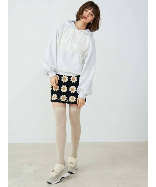 値下げ交渉可 merryjenny 福袋2017 スカート ニット ハート刺繍ニットスカート｜JENNE(ジェンヌ)公式通販：パリ