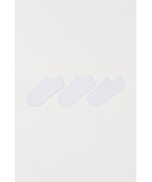 H&M - フットカバー 3足セット - ホワイト
