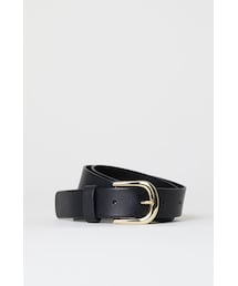 H&M | H&M - レザーベルト - ブラック(ベルト)