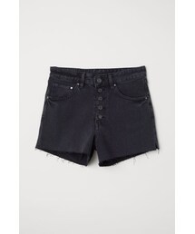H&M | H&M - マムフィット デニムショートパンツ - ブラック(その他パンツ)