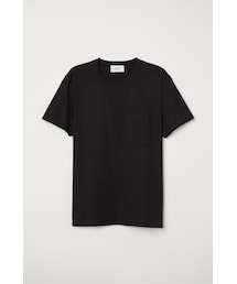 H&M | H&M - ポケットTシャツ - ブラック(Tシャツ/カットソー)