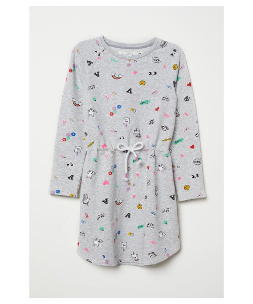 H M エイチ アンド エム の H M スウェットワンピース グレー ワンピース Wear