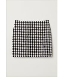 H&M | H&M - テクスチャードスカート - ブラック(スカート)