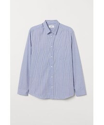 H&M - ポプリンシャツ - ブルー