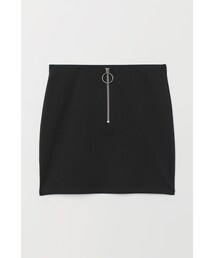 H&M | H&M - ジップデザインスカート - ブラック(スカート)