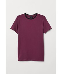 H&M - マッスルフィットTシャツ - ピンク