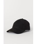 H&M | H&M - フェイクスエードキャップ - ブラック(帽子)