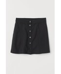 H&M | H&M - Aラインスカート - ブラック(裙子)