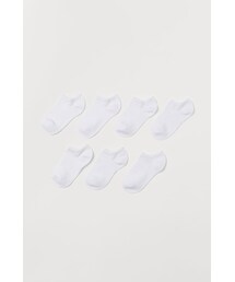 H&M - アンクルソックス 7足セット - ホワイト