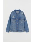 H&M | H&M - オーバーサイズ デニムジャケット - ブルー(Denim jacket)