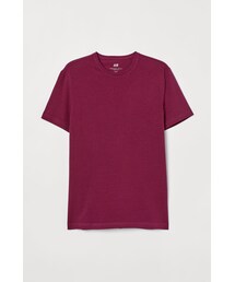 H&M - スリムフィット ラウンドネックTシャツ - ピンク