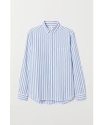 H&M | H&M - レギュラーフィット コットンシャツ - ブルー(シャツ/ブラウス)
