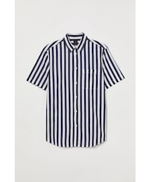 H&M | H&M - レギュラーフィット コットンシャツ - ブルー(シャツ/ブラウス)