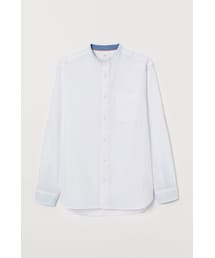 H&M | H&M - レギュラーフィット リネンブレンドシャツ - ホワイト(シャツ/ブラウス)