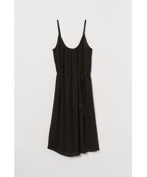 H&M | H&M - クリンクルワンピース - ブラック(ワンピース)