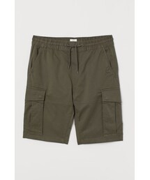 H&M | H&M - コットンカーゴショートパンツ - グリーン(その他パンツ)