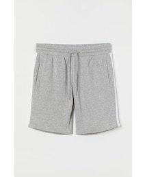 H&M | H&M - サイドライン スウェットショートパンツ - グレー(その他パンツ)