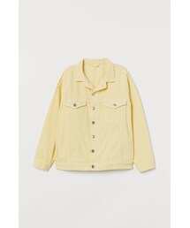 H&M | H&M - オーバーサイズ デニムジャケット - イエロー(デニムジャケット)