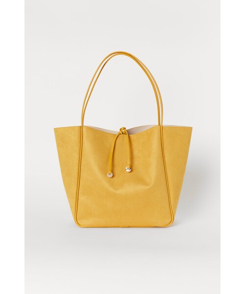 H&M（エイチ・アンド・エム）の「H&M ショッパー イエロー（トートバッグ）」 WEAR