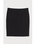 H&M | H&M - ジャージーショートスカート - ブラック(Skirt)