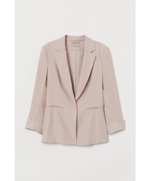 H&M | H&M - シングルブレストジャケット - ピンク(テーラードジャケット)