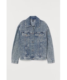 H&M | H&M - ボクシーデニムジャケット - ブルー(デニムジャケット)