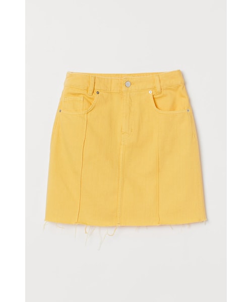 H&M（エイチ・アンド・エム）の「H&M - カットオフデニムスカート