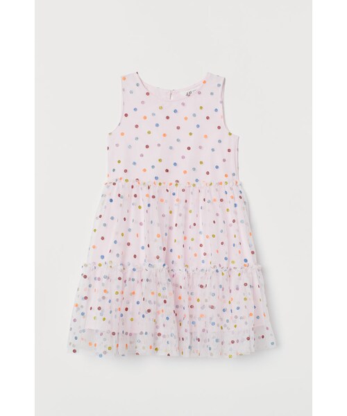 H M エイチ アンド エム の H M チュールワンピース ピンク ワンピース Wear