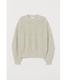 H M エイチ アンド エム の H M チャンキーニットセーター ベージュ ニット セーター Wear