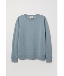 H&M | H&M - シルクブレンドスウェットシャツ - ブルー(スウェット)