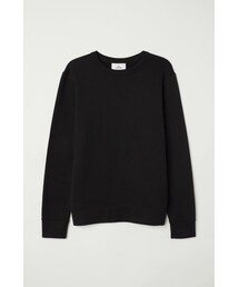 H&M | H&M - シルクブレンドスウェットシャツ - ブラック(スウェット)