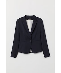 H&M | H&M - フィットジャケット - ブルー(テーラードジャケット)