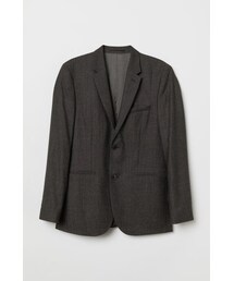H&M - スリムフィット ウールジャケット - ブラック