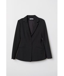 H&M | H&M - フィットジャケット - ブラック(テーラードジャケット)