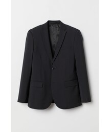 H&M - レギュラーフィット ウールブレンドジャケット - ブラック