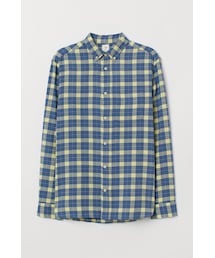 H&M | H&M - レギュラーフィット コットンシャツ - イエロー(シャツ/ブラウス)