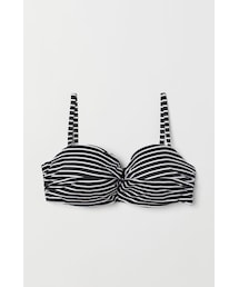 H&M | H&M - H&M+ バルコネットビキニトップ - ブラック(水着)