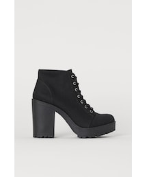 H&M | H&M - プラットフォームブーツ - ブラック(ブーツ)