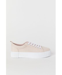 H&M | H&M - プラットフォームスニーカー - ピンク(スニーカー)