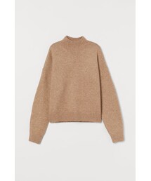 H&M | H&M - ハイネックセーター - ベージュ(ニット/セーター)