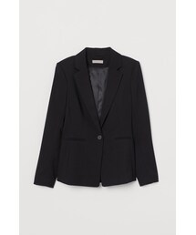 H&M | H&M - フィットジャケット - ブラック(テーラードジャケット)