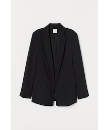 H&M | H&M - ロングジャケット - ブラック(テーラードジャケット)
