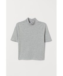 H&M | H&M - ハイネックトップス - グレー(シャツ/ブラウス)