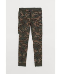 H&M | H&M - コットンカーゴジョガーパンツ - グリーン(その他パンツ)