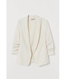 H&M | H&M - ショールカラージャケット - ホワイト(テーラードジャケット)