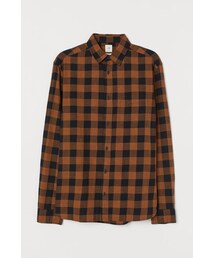 H&M | H&M - レギュラーフィット コットンシャツ - ベージュ(シャツ/ブラウス)